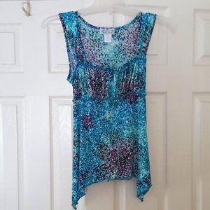 Clothing  Girl's Dressy Summer Top Size L 100% Polyester